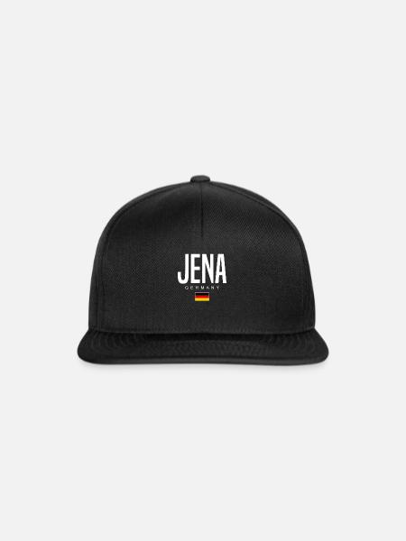 Jena - Snapback Cap - Schwarz/Schwarz