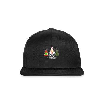 Chemise de Noël, joyeux Noël Tee, cadeau pour - Casquette snapback - noir/noir - Devant