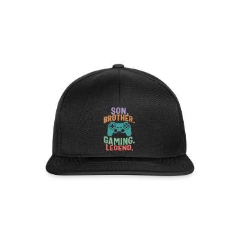 Chemise de joueur, jeu de légende du jeu Son Brother - Casquette snapback - noir/noir - Devant