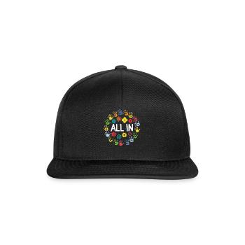 Chemise d’éducation spéciale, tout en Tee, - Casquette snapback - noir/noir - Devant