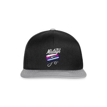 Bisexual Mixtape - Snapback Cap - black/grey - Front