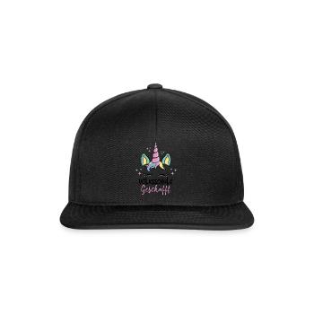 École primaire Done École de magie Licorne - Casquette snapback - noir/noir - Devant