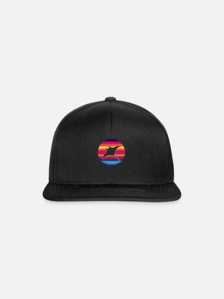 Mantarochen - Snapback Cap - Schwarz/Schwarz