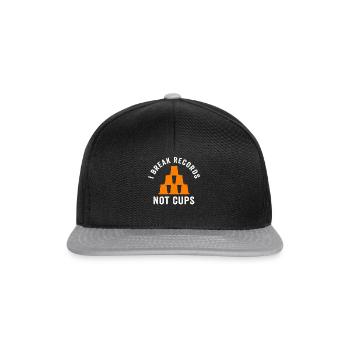 Sport Stacking Stacks Stacked Speed Cup - Snapback Cap - black/grey - Front