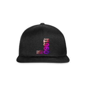 Edition limitée juin 1960 Légendaire depuis juin 1960 - Casquette snapback - noir/noir - Devant