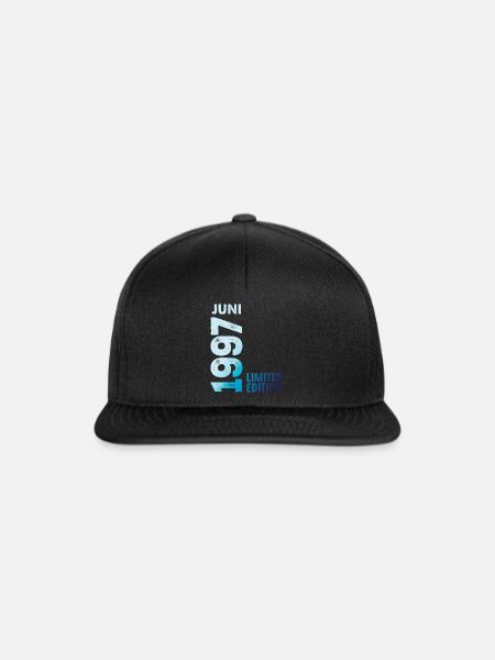Limited Edition Juli 1997 Legendär Seit Juli 1997 - Snapback Cap - Schwarz/Schwarz
