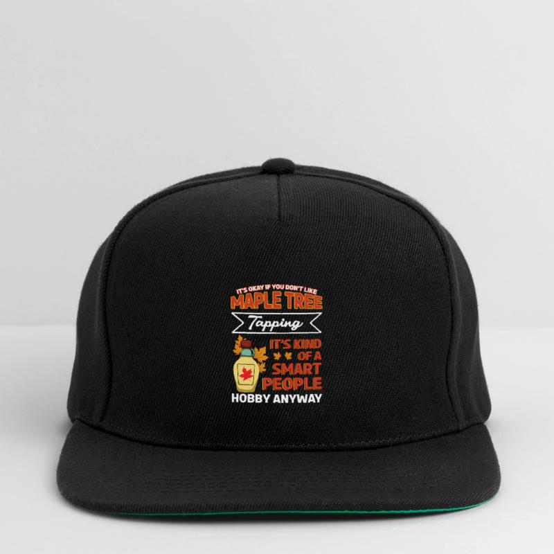 Maple Tapping Maple Tree Maple Leaf Hobby Snapback Cap