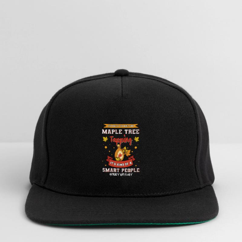 Maple Tree Tapping Maple Tree Maple Leaf Snapback Cap