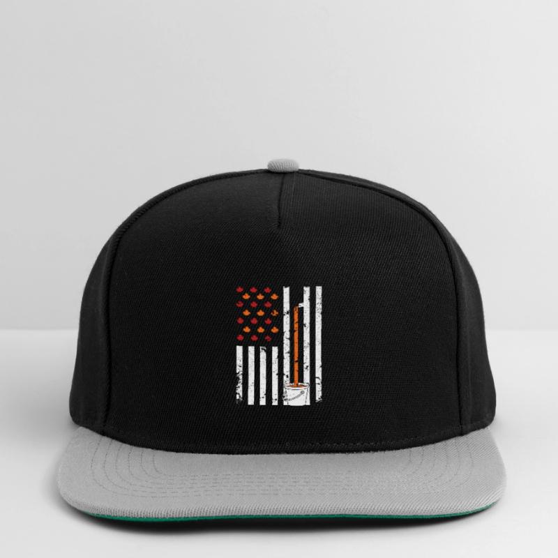 Maple Tapping Drapeau Érable Feuille d’érable Casquette snapback