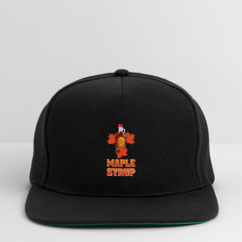 Maple Syrup Maple Tapping Maple Tree Maple Leaf Snapback Cap