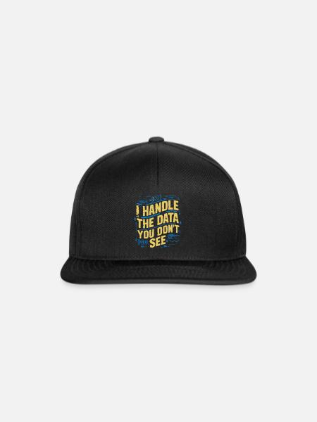 Backend-Entwickler Programmierung Softwareprogrammierer - Snapback Cap - Schwarz/Schwarz