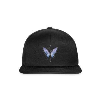 Papillon Kawaii Occulte Satanique Pastel Gothique - Casquette snapback - noir/noir - Devant