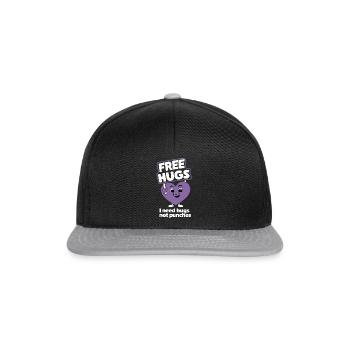 Sensibilisation à la violence domestique - Casquette snapback - noir/gris - Devant
