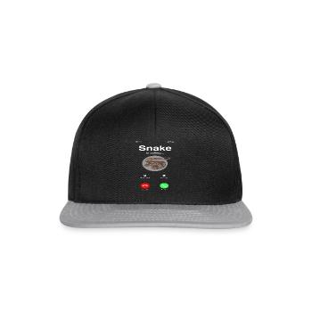Snake Calls - Snapback Cap - black/grey - Front