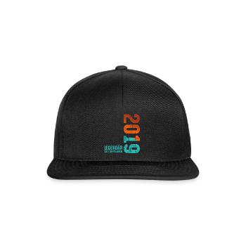 Septembre 2019 Légendaire depuis - Casquette snapback - noir/noir - Devant