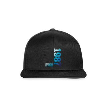Legendary since September 1987 - Snapback Cap - black/black - Front