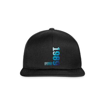 Legendary since September 1989 - Snapback Cap - black/black - Front
