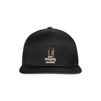 Funny Halloween Saying Undead Zombies - Snapback Cap - black/black - Front