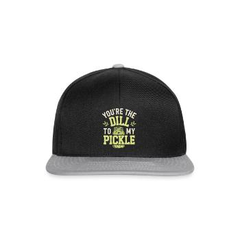 Preserving homemade food - Snapback Cap - black/grey - Front