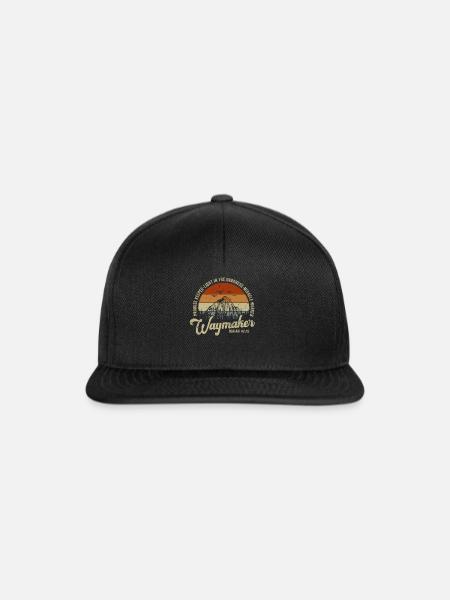 Wegweiser, Versprechenshüter, Wundertäter - Snapback Cap - Schwarz/Schwarz