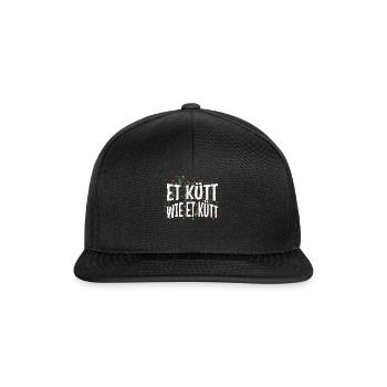 Karneval Et Kütt Wie Et Kütt - Snapback Cap - black/black - Front
