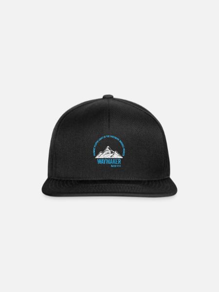 Wegweiser, Versprechenshüter, Wundertäter - Snapback Cap - Schwarz/Schwarz