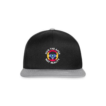 Simracer Esports Enthusiast Sim Racing - Snapback Cap - Schwarz/Grau - Vorne