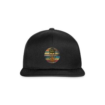 Yggdrasil Nature Musicien Arbre De Vie - Casquette snapback - noir/noir - Devant