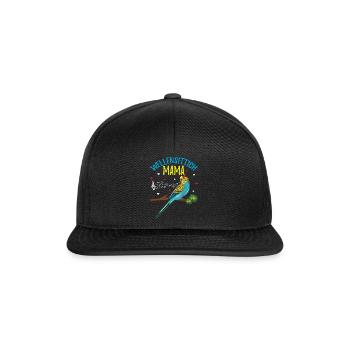 Perruche Maman Cœur Musique Amour - Casquette snapback - noir/noir - Devant