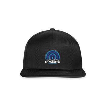 L’autisme : un autre type de grand - Casquette snapback - noir/noir - Devant