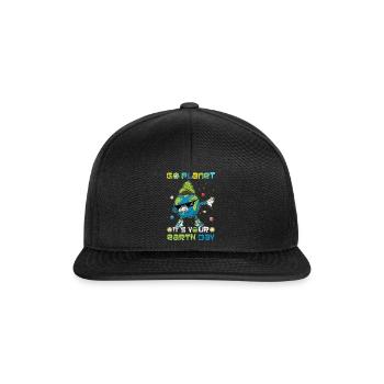 Go Planet It's Your Earth Day Celebrations - Snapback Cap - black/black - Front