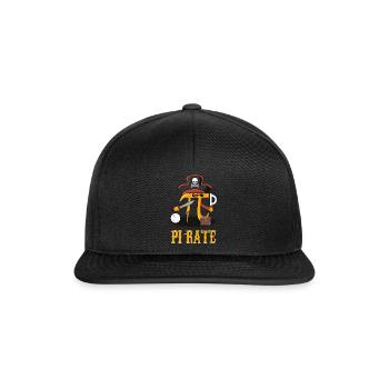 Pi-Rate Pirate Adventure Pi Day Fun - Casquette snapback - noir/noir - Devant