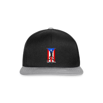 Taíno Echoes Caribbean Ancestry Pride - Snapback Cap - black/grey - Front
