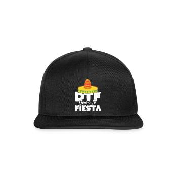 Cinco De Mayo : DTF Down To Fiesta Hut - Casquette snapback - noir/noir - Devant