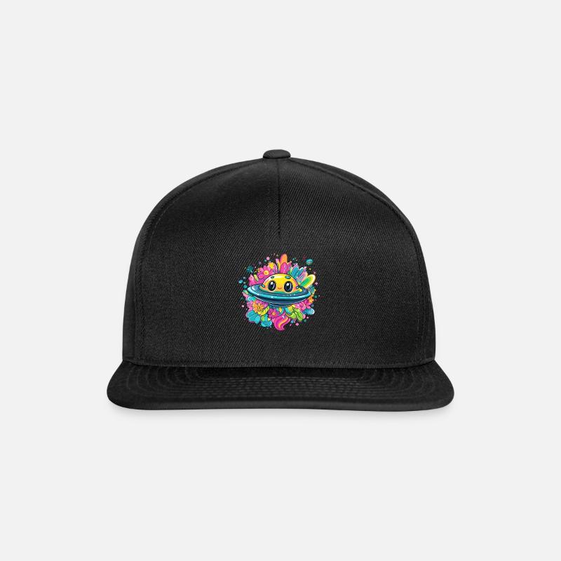 Douce aventure OVNI - Casquette snapback - noir/noir