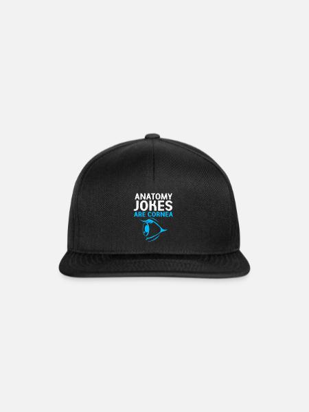 Augenarzt Optik Optiker - Snapback Cap - Schwarz/Schwarz