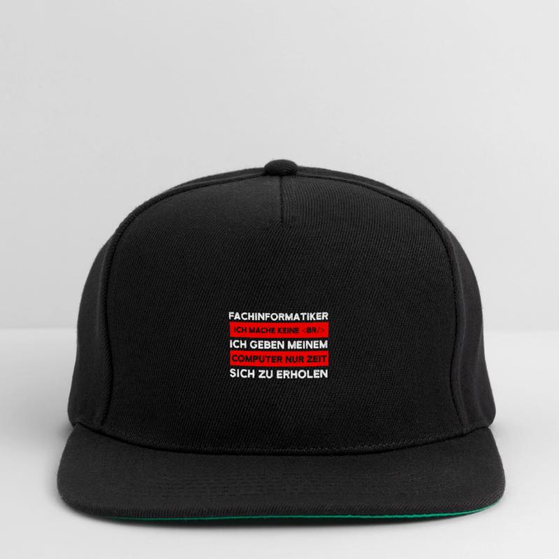 Fachinformatiker Beruf Coder Geschenk Snapback Cap