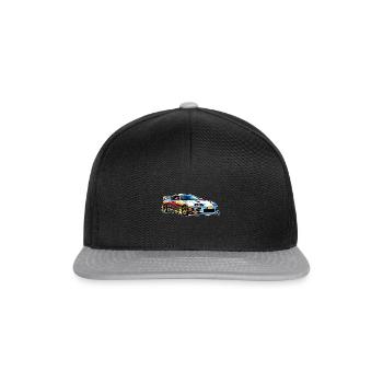 Jdm / Tuning / Turbocompresseur / Jantes / Chiptuning - Casquette snapback - noir/gris - Devant