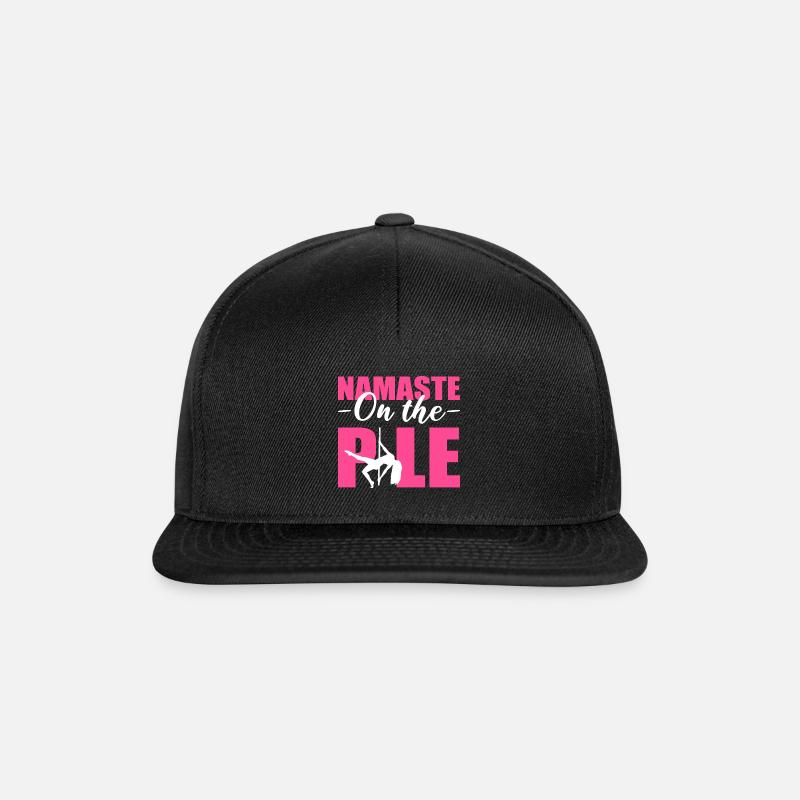 Namaste on Pole Yoga Master Gift - Snapback Cap - black/black