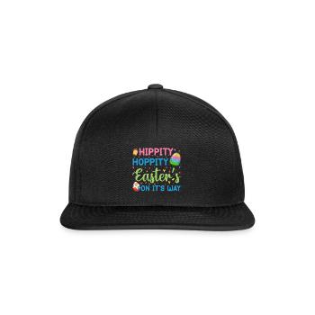 Happy Easter with the Easter Bunny - Snapback Cap - black/black - Front