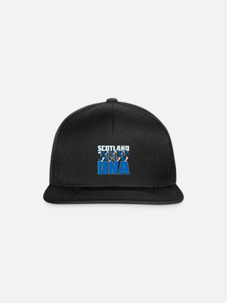 Schottland - Snapback Cap - Schwarz/Schwarz
