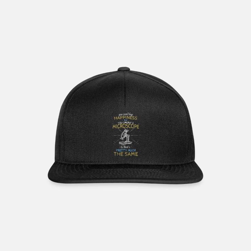 Microscope Biology Joy - Casquette snapback - noir/noir