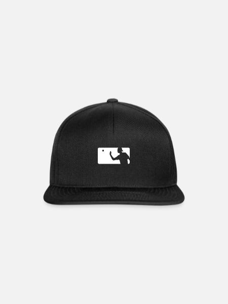 Bierpong - Snapback Cap - Schwarz/Schwarz