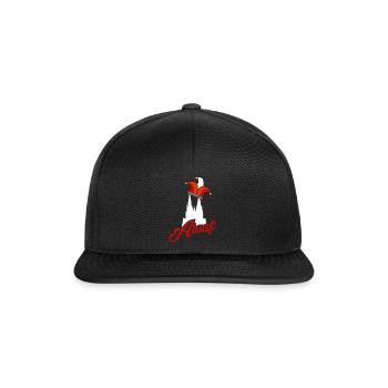 Alaaf Köln Kölsch Karneval Kölner Dom - Snapback Cap - Schwarz/Schwarz - Vorne