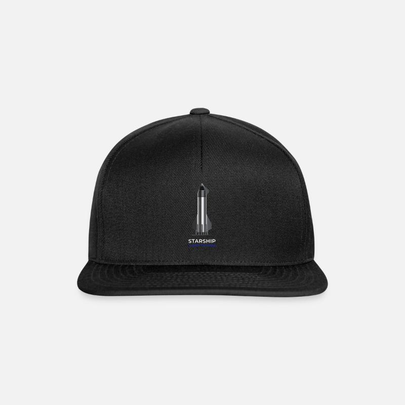Starship: Et skib til Mars () - Snapback Cap - sort/sort