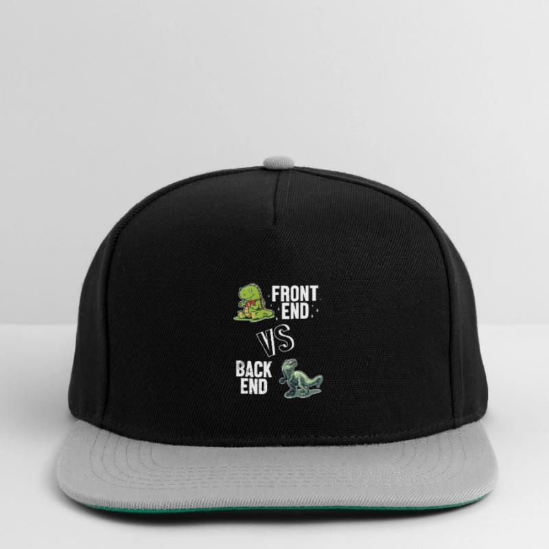 Frontend vs. Backend Developer Full Stack Snapback Cap