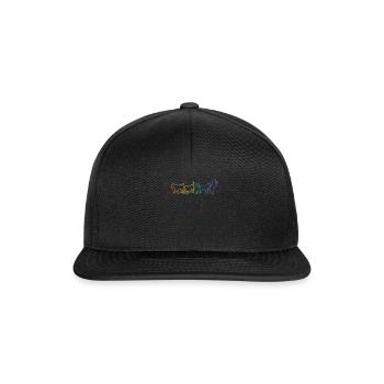 Dogs LGBT Rainbow Quadrupède Wauwau Mâle - Casquette snapback - noir/noir - Devant