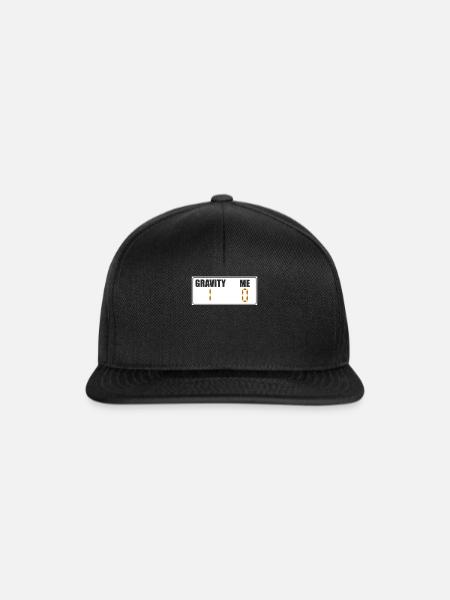 Gebrochener Arm Spruch - Fraktur Gipsarm - Snapback Cap - Schwarz/Schwarz