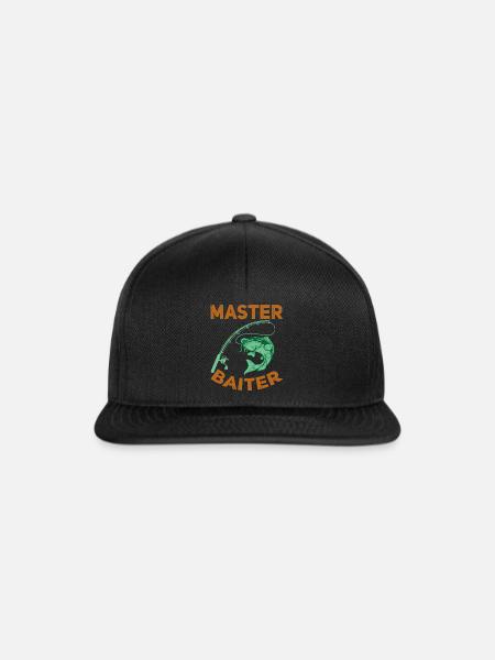 Master Baiter - Wels Catfish Hunter - Snapback Cap - Schwarz/Schwarz