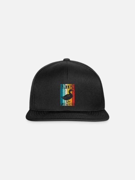 Enten - Snapback Cap - Schwarz/Schwarz